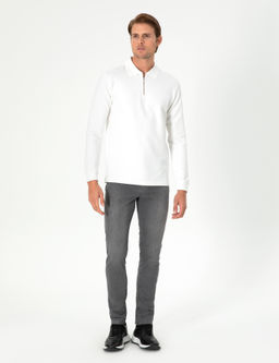 Ekru Regular Fit Sweatshirt - Pierre cardin фото 4