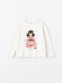 Bisiklet Yaka K?z ?ocuk Ti??rt