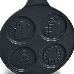 СКОВОРОДА AGNESS ЗИМНЯЯ ЗАБАВА ДЛЯ ОЛАДИЙ С АНТИПРИГАР.ПОКРЫТИЕМ ДИАМЕТР=21.5 СМ.