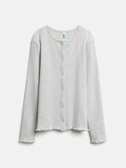 ACOOLA / Жакет (кардиган) детский для девочек Surna серый  фото 3