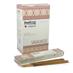 Благовония BANJARA INDUS-T уп-12шт Sandal Wood Super Premium качество светлые пыльцовые 15гр 15палочек
