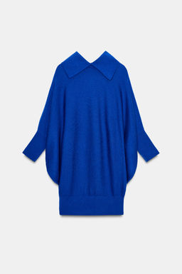 LONG KNIT BATWING SLEEVE JUMPER - Zara фото 7