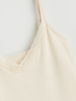 V Yaka Dantel Detayl? ?p Ask?l? Kad?n Atlet