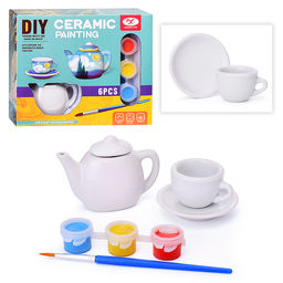 Творческая мастерская "Посуда" для раскрашивания, в коробке