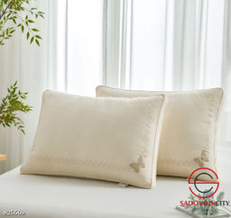 Набор подушек из 2 шт наполнитель из бамбука и шёлка