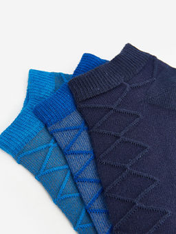 Desenli K?z ?ocuk Patik ?orap 3l? - Waikiki фото 3