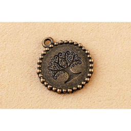 Молд силикон "Медальон" 2х2 см МИКС