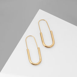 Серьги металл Богема булавки, цвет золото