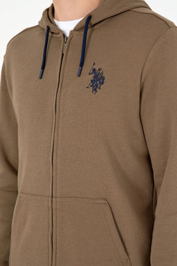 Мужской свитшот цвета хаки Неожиданная скидка в корзине - U.s. polo assn фото 7