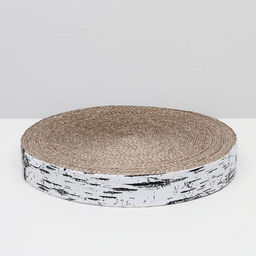 Гофрокогтеточка Пижон высокая круглая Спил березы, с пропиткой, 28 х 4 см  фото 8