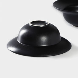 Тарелки для пасты Magistro Carbon, d=19,5 см, набор 2 шт, фарфор, чёрные  фото 4