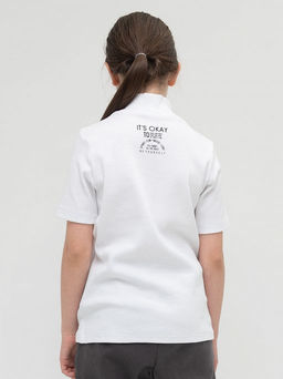 PELICAN, футболка для девочек, Белый фото 3