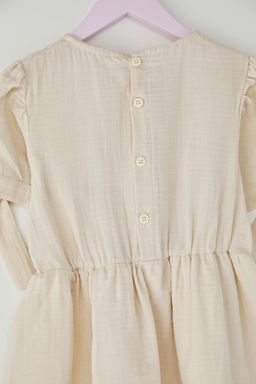 Tas K?z Cocuk Cicek Detayl? K?sa Kol Dokuma Elbise TKDSS25EL00057 - Trendyolmilla фото 4