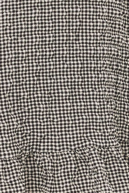 TRENDYOLMILLA Siyah Gofre Kumas Potikare Desen Maxi Boy Dokuma Etek TWOSS25ET00048 фото 3