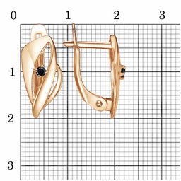 СЕРЬГИ 34815161А - Красная пресня фото 2