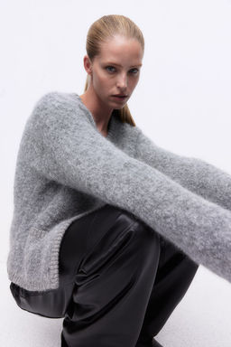 Cardigan en boucle de mezcla de lana - H&m фото 4