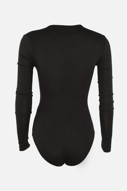Siyah Derin V Yakal? C?tc?tl? Orme Body TPRAW22BD0084