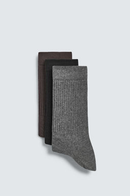 CALCETINES RIB PACK 3 / varios - Zara фото 2