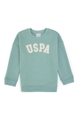 K_z _ocuk Mint Bisiklet Yaka _ardonlu Sweatshirt - U.s. polo assn фото 2