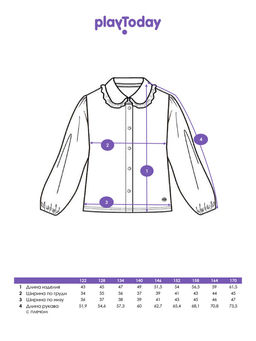PlayToday / Блузка для девочки  фото 10