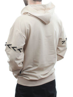 11031 BEIGE Толстовка мужская (75% хлопок, 20% полиэстер, 5% спандекс) - Fashion фото 5