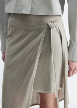 Falda midi cruzada - H&m фото 6