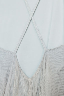 METALLIC THREAD MIDI DRESS - Zara фото 20