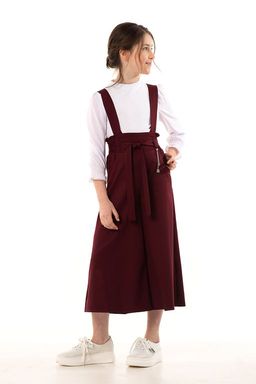 Школьный полукомбинезон для девочки Mooriposh, модель 1404