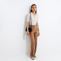 Сумка кросс-боди на молнии, цвет чёрный - Simaland фото 6