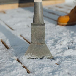 Ледоруб, ширина 13 см, с деревянным черенком, Б-2