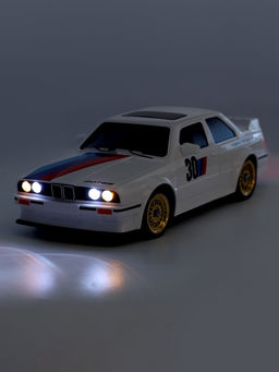 УЦЕНКА Машинка на пульте управления Легенда Дрифта, радиоуправление, полный привод, 40 км/ч, 2 комплекта колёс, 1:16, цвет белый