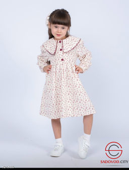 Платье для девочки из микровельвета