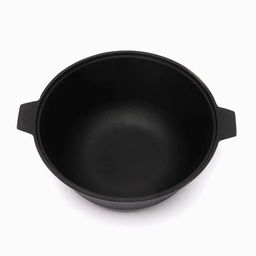 Котел 3,0 л литой чугунный с чугунной крышкой-сковородой, арт. к33