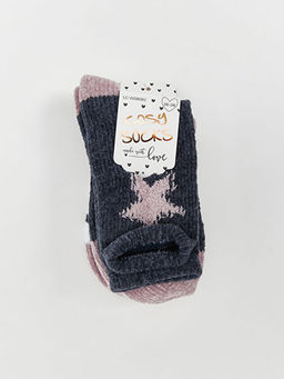 Desenli Kad?n Ev ?orab? 2li