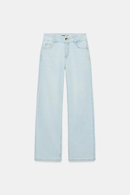 Z1975 WIDE WAIST HIGH-WAIST STRAIGHT JEANS - Zara фото 9