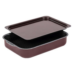 Lace Противень с антипригарным покрытием 35х27см Кружево, h6,3см, s0,09см, алюминиевая крышка (Россия)