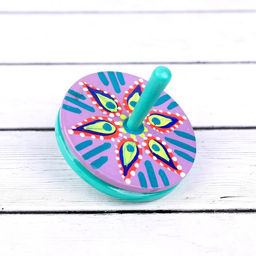 Волчок двойной большой «Расписной», МИКС