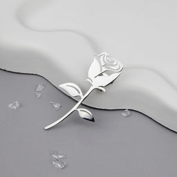 Брошь Арт. 3V-7530-W - MyGemma фото 3