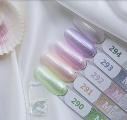 Гель-лак №293 Shell glow жемчужно-сиреневый - Mooz фото 4