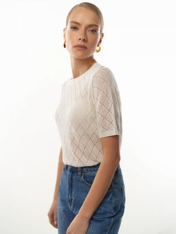 Conso/KJS 230778 - milk Футболка Женская  фото 3