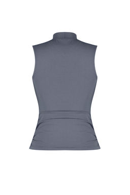 Antrasit Duz Basic Dik Yaka Regular S?f?r Kol Bluz TWOSS24BZ00406 - Trendyolmilla фото 8