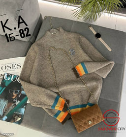 Пуловер женский оверсайз