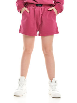 Шорты для девочки подростковые 22-7630 св.серый меланж - Mini maxi фото 17