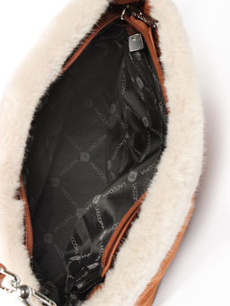 LACCOMA сумка P5681-1-рыжий эко кожа, искуственный мех полиэстер фото 5