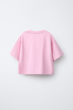 CAMISETA LISA HEAVY JERSEY / Rosa - Zara фото 2