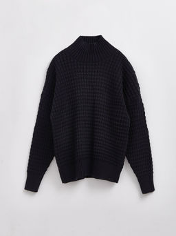 CONTE Джемпер объемного силуэта с воротником-стойкой LDK 220 - Conte elegant фото 2