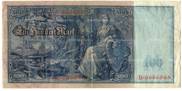 Банкнота 100 марок 1910 года Германия