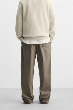 TEXTURED TROUSERS WITH PLEATS - Zara фото 3