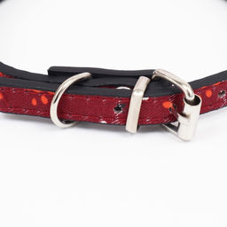 Ошейник с косынкой Яркая жизнь, 32 х 1 см, бордовый - Пижон фото 4