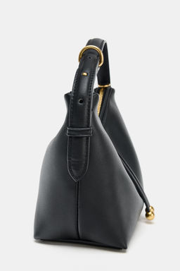 MINI BUCKET BAG WITH BALL DETAIL - Zara фото 6